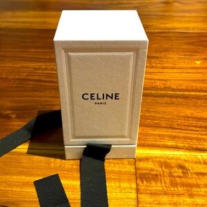 Celine White Gift Box with Black Ribbon